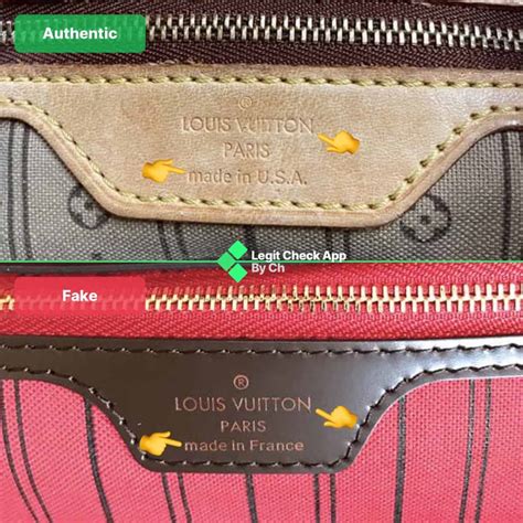 how can you tell a real louis vuitton from fake|louis vuitton legit check.